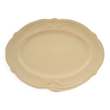 Plat ovale Faïencerie de Gien Collection "Rocaille"