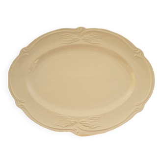 Oval dish Faïencerie de Gien "Rocaille" collection