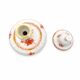 Duo en Porcelaine de Herend - Chandelier et Clochette Apponyi Orange