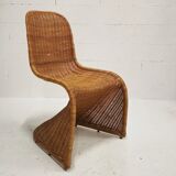 Wicker S chair, 1970