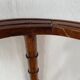 Fauteuil de coin à dossier lyre, vers 1900