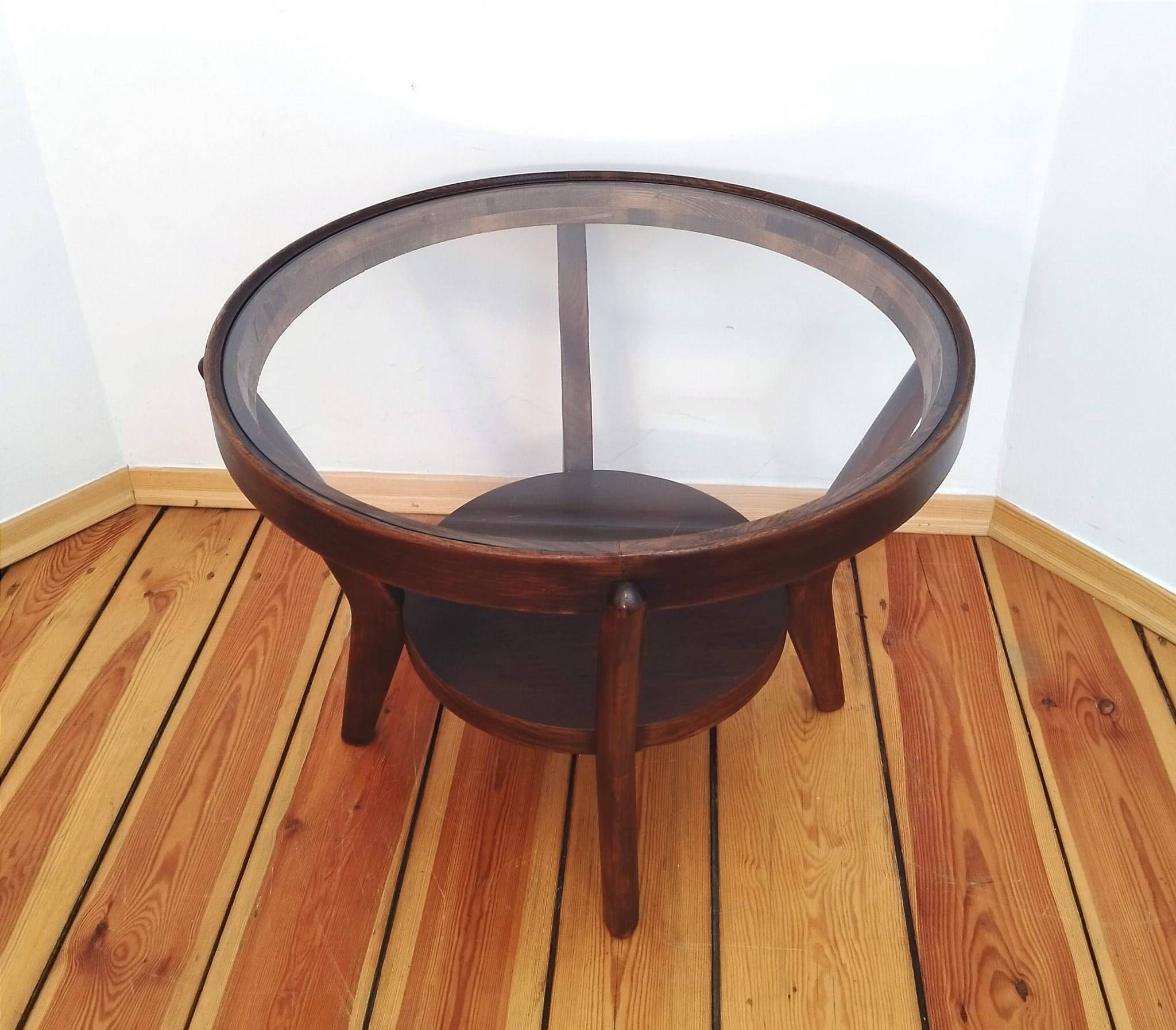 Coffee Table attributed to K. Kozelka for Interier Praha, Czechoslovakia, 1930s