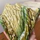 Slip vase majolica sheaves of wheat 30s vintage
