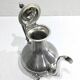 Silver metal teapot