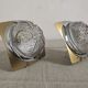 Pair of glass wall lamps from the 70s/80s
