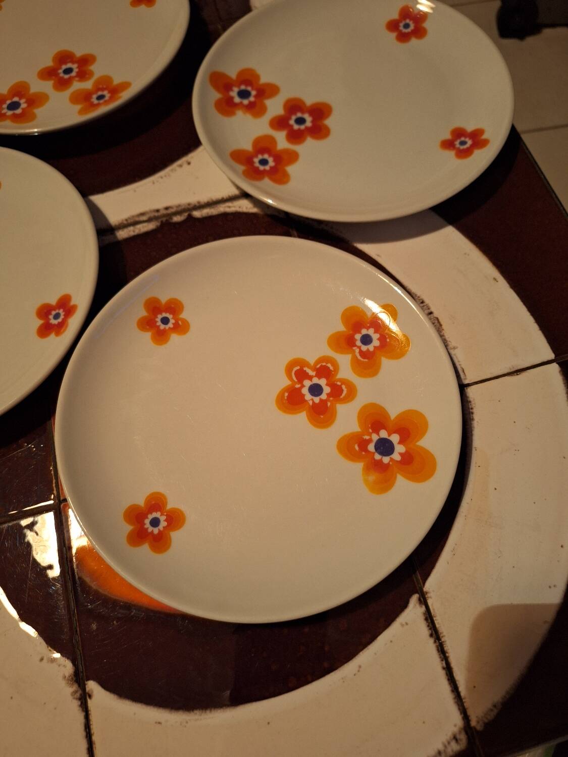 Dessert plates from Chauvigny 1970