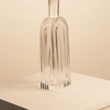 Crystal bottle vase by Laura Griziotti for Arnolfo di Cambio 70's