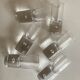 Set of 6 glasses shots Scandinavian bubble blown