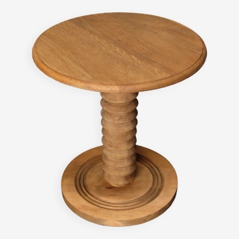 Brutalist pedestal table 1940s