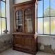 Ancienne bibliothèque vitrée XL chêne napoléon XIXème
