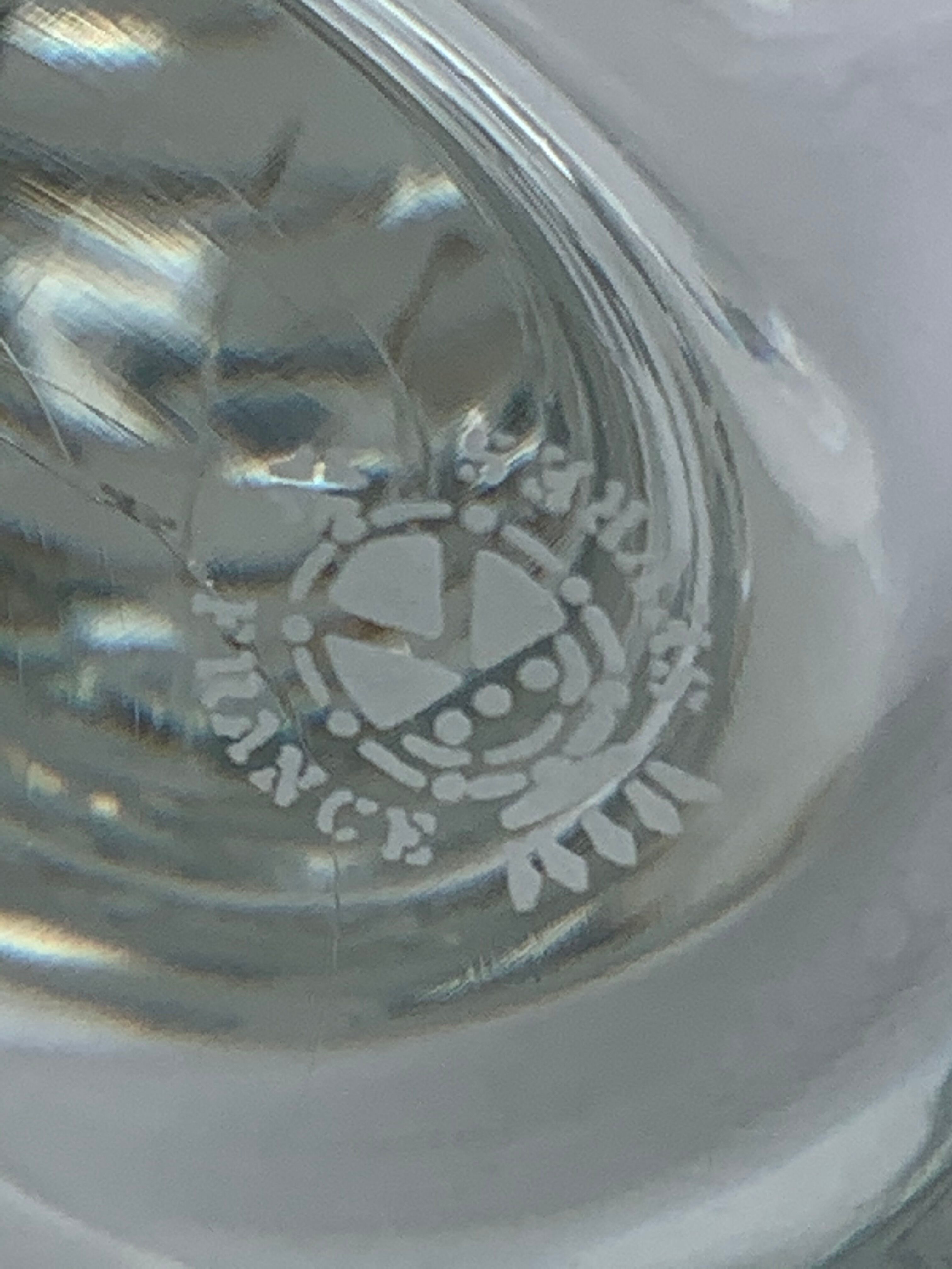 Sèvres crystal lamp foot