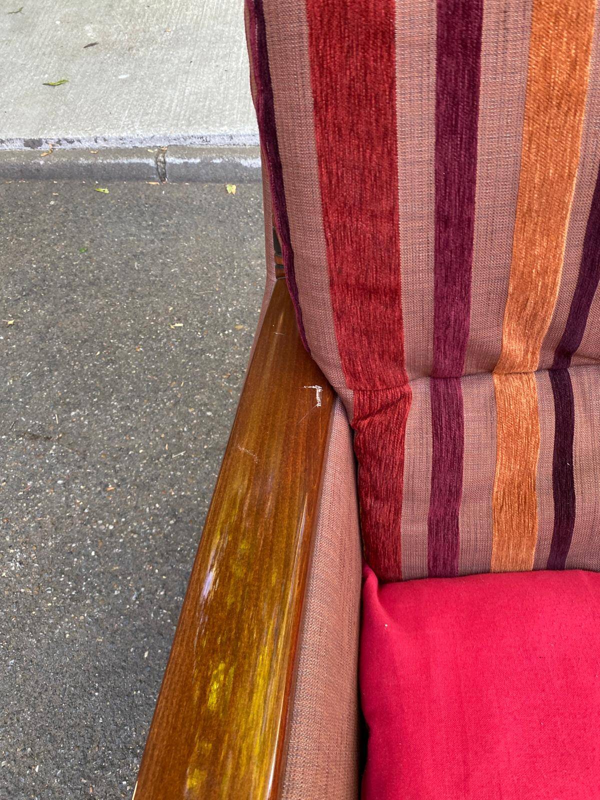 2 Art Deco inspired armchairs Cavel France 2000s