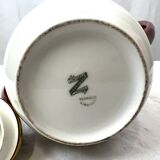 Limoges porcelain cherry coffee maker pourer