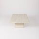Table basse en travertin, 1970s