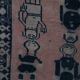 Vintage Turkish hallway rug 104x320 cm