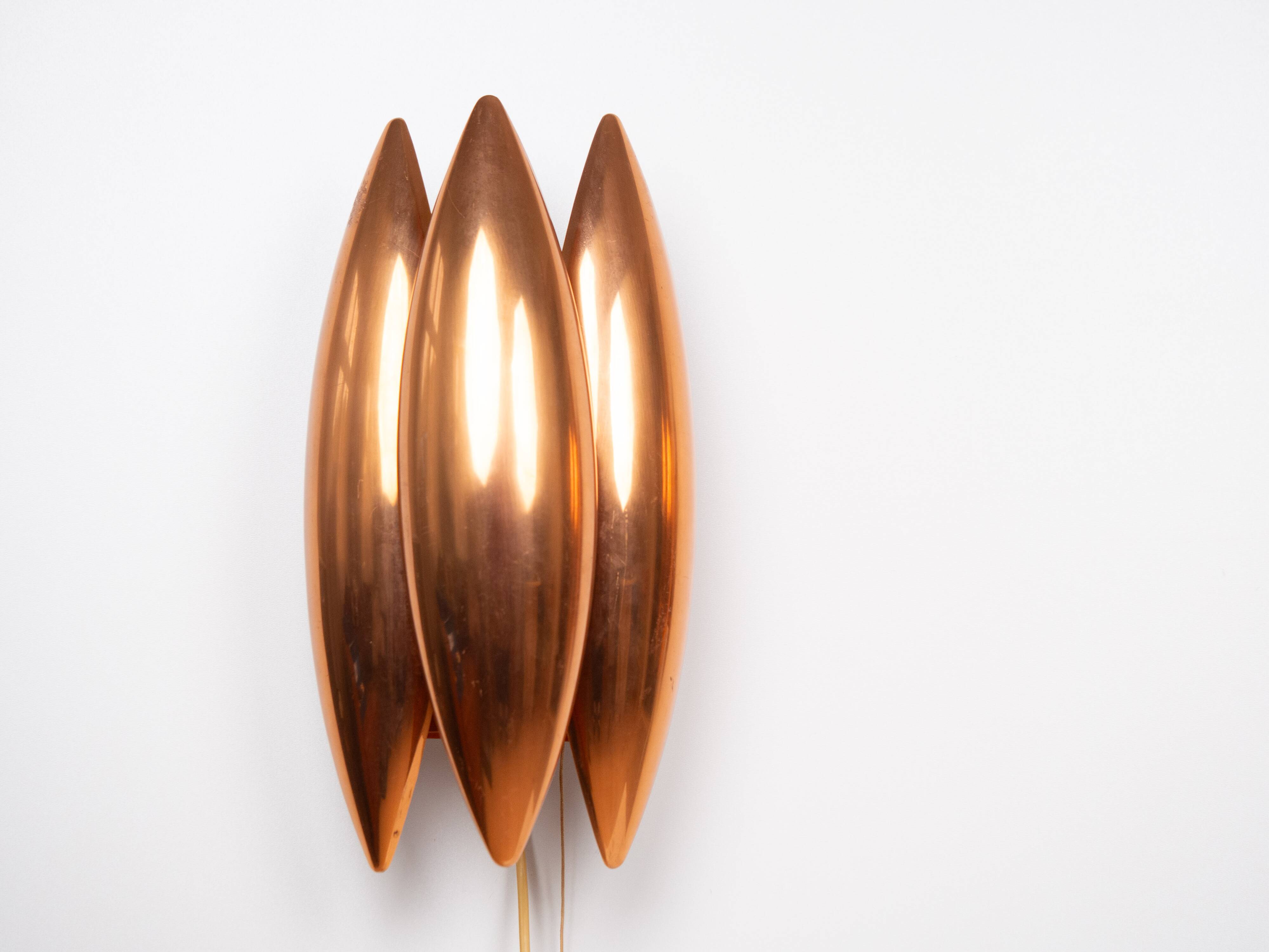 Pair of 2 Danish vintage wall lamps Kastor by Jo Hammerborg, Fog og Morup