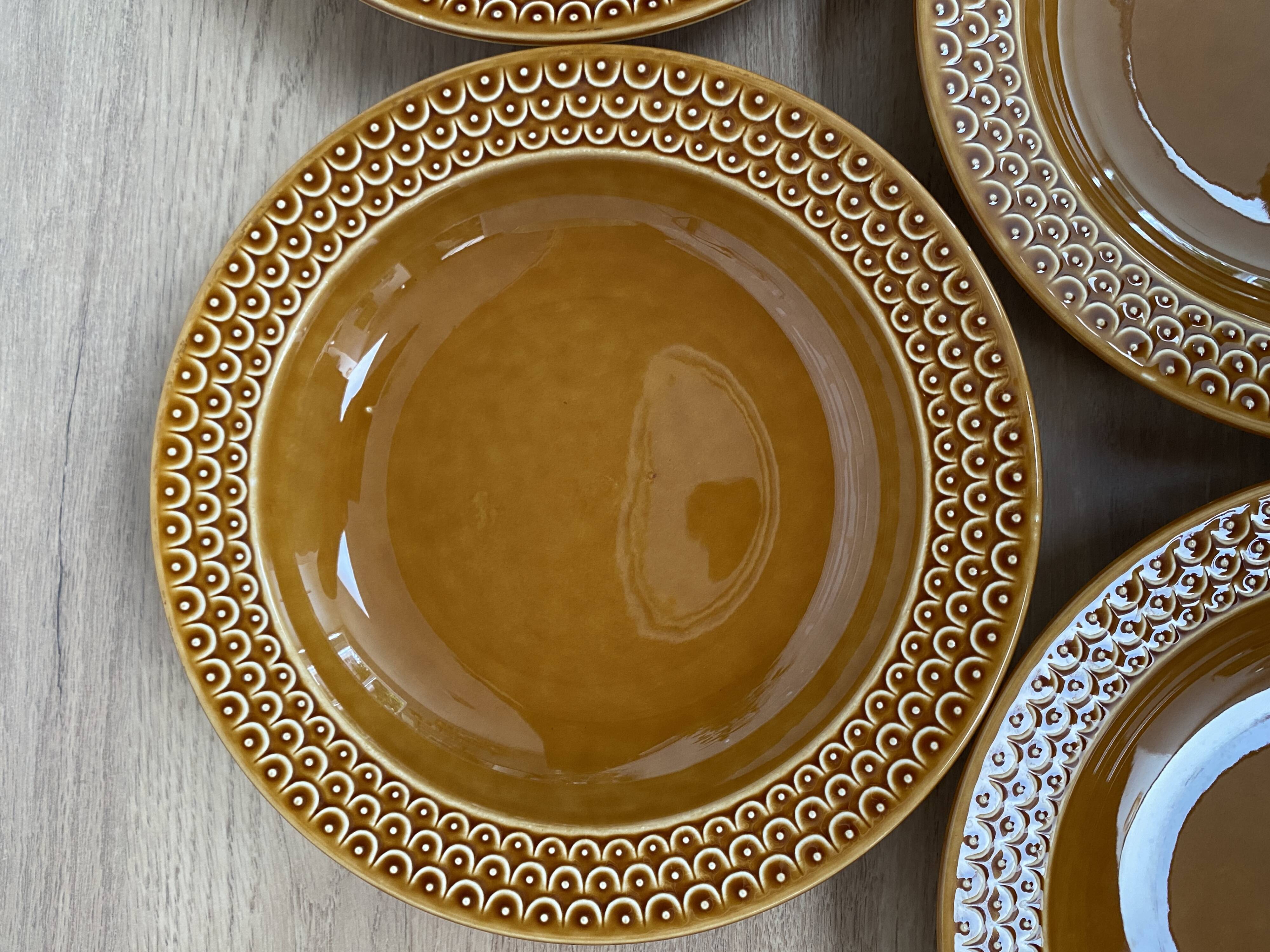 Set of 12 Pagnossin earthenware plates