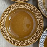 Set of 12 Pagnossin earthenware plates
