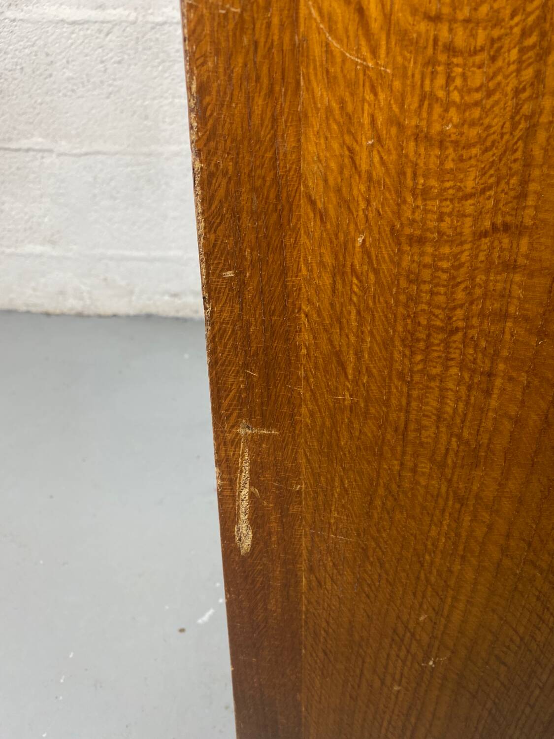 Vintage curtain file cabinet