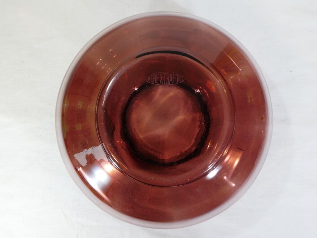 Glass vase Verextrafort glassworks Doyen belgium art deco