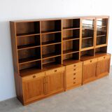 vintage wall unit | bookcase | teak | Swedish