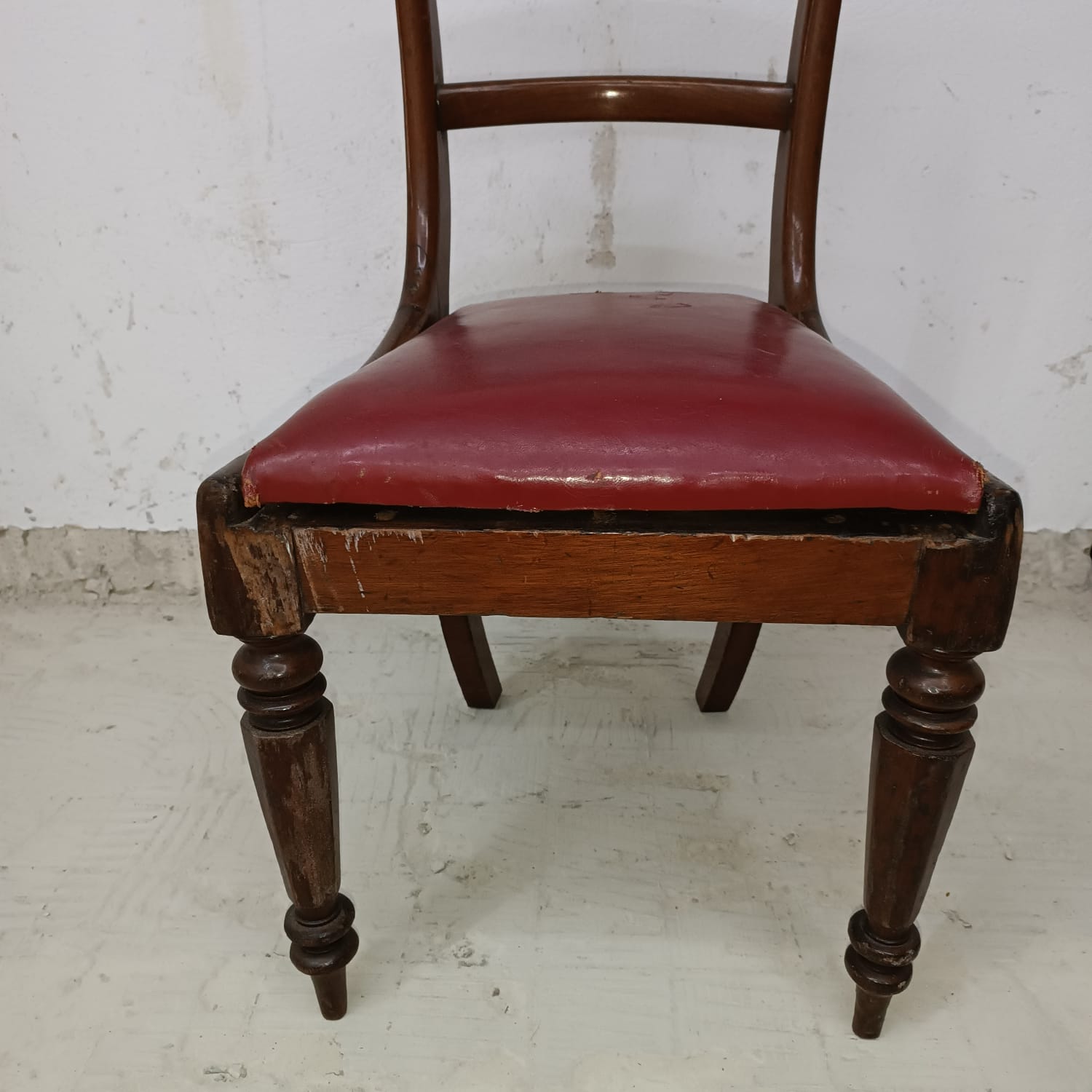 Set of 6 victorian antique dining chairs