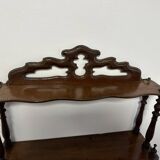 Wall or freestanding shelf in mahogany