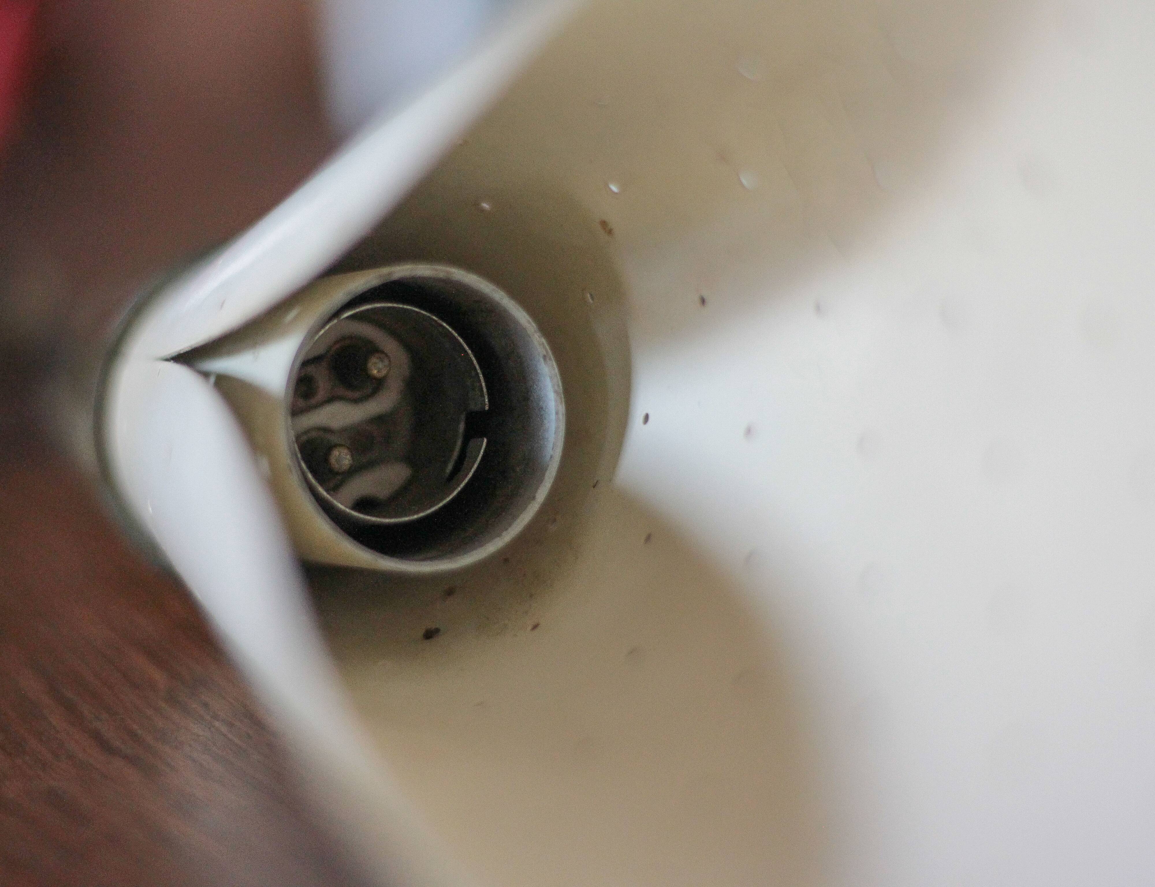 Pair of brass and perforated metal wall lights, wall sconce, decorative