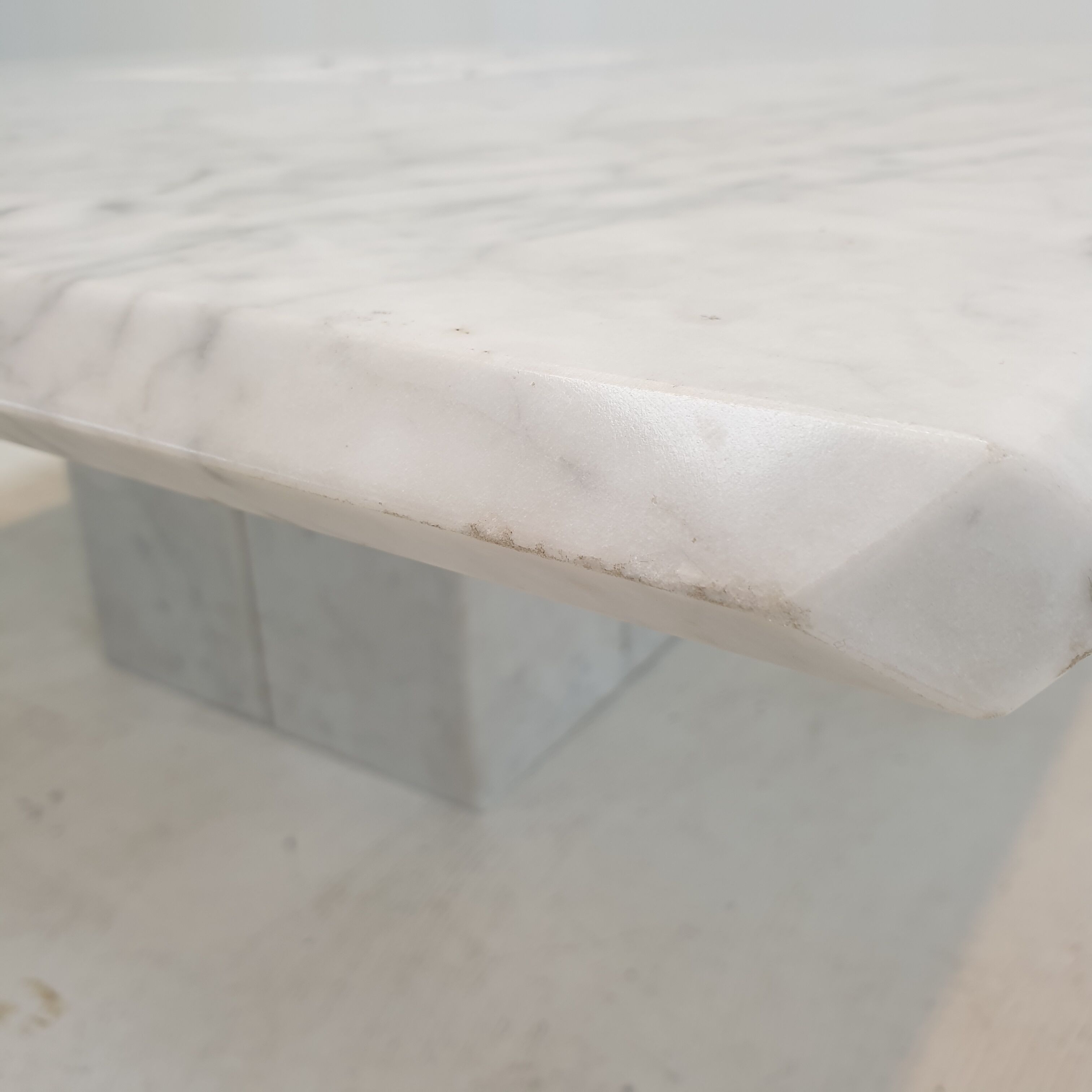 Italian Carrara Marble Coffee Table, 1990's