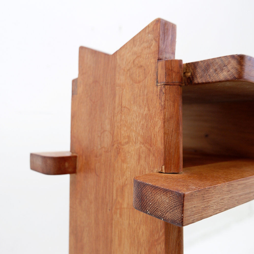 Oak console by Guillerme et Chambron, 1950s/60s.