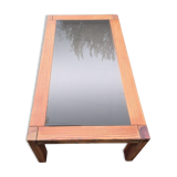 Solid wood coffee table from the 70s