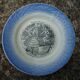 9 humorous old dessert plates "Women and sports"