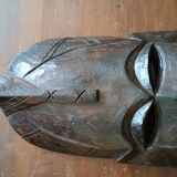 Maschera africana vintage in wood