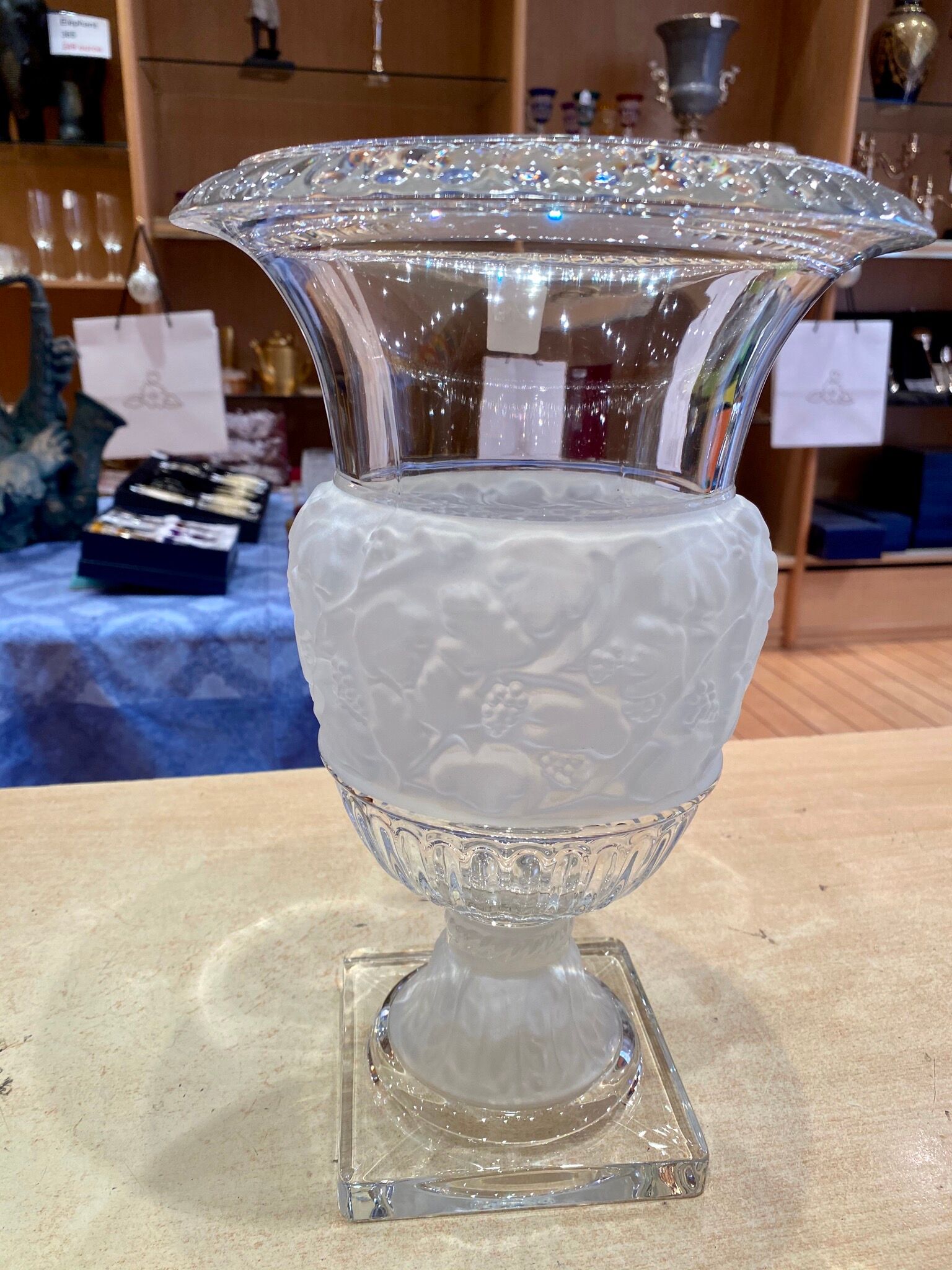 Vase Médicis en cristal