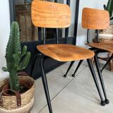 Vintage Mobilor school chair