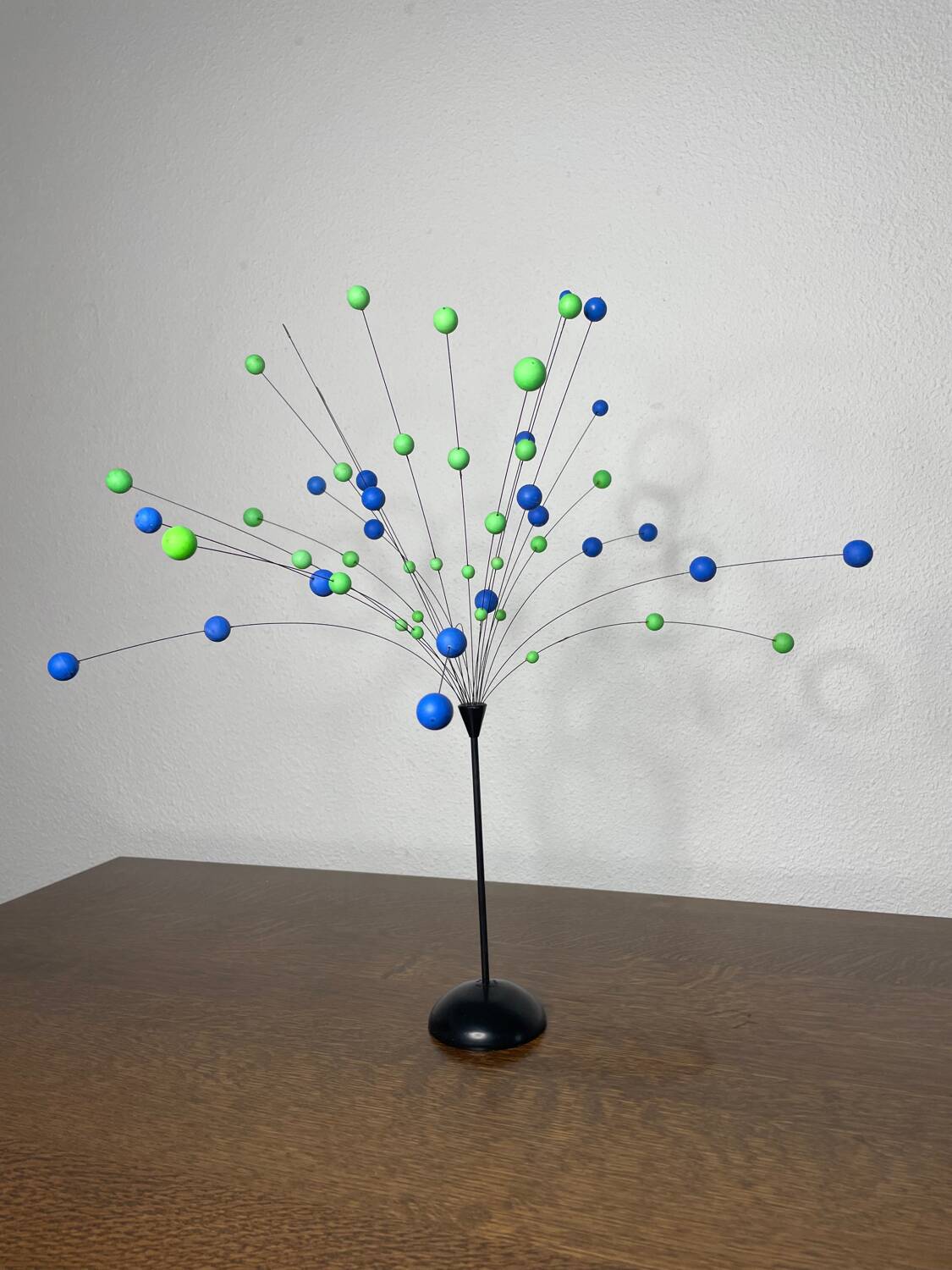 Mobile pop art kinetic ball sculpture, Lauris Lonborg, 70s
