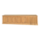 Large antique counter - solid raw wood tradesman's furniture
