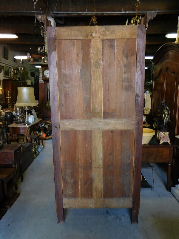 Bonnetiere in cherry 1 door 1 drawer of the xix century