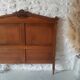 Old oak headboard