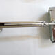 Office Art Deco lamp, chrome metal, & base marble, 1930 s