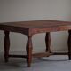 Art Deco dining table in teak, with butterfly extension, Danish cabinetmaker, 1940s.