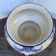 Earthenware pot cover in slipware from the Fives Lille factory