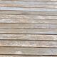 Teak garden table