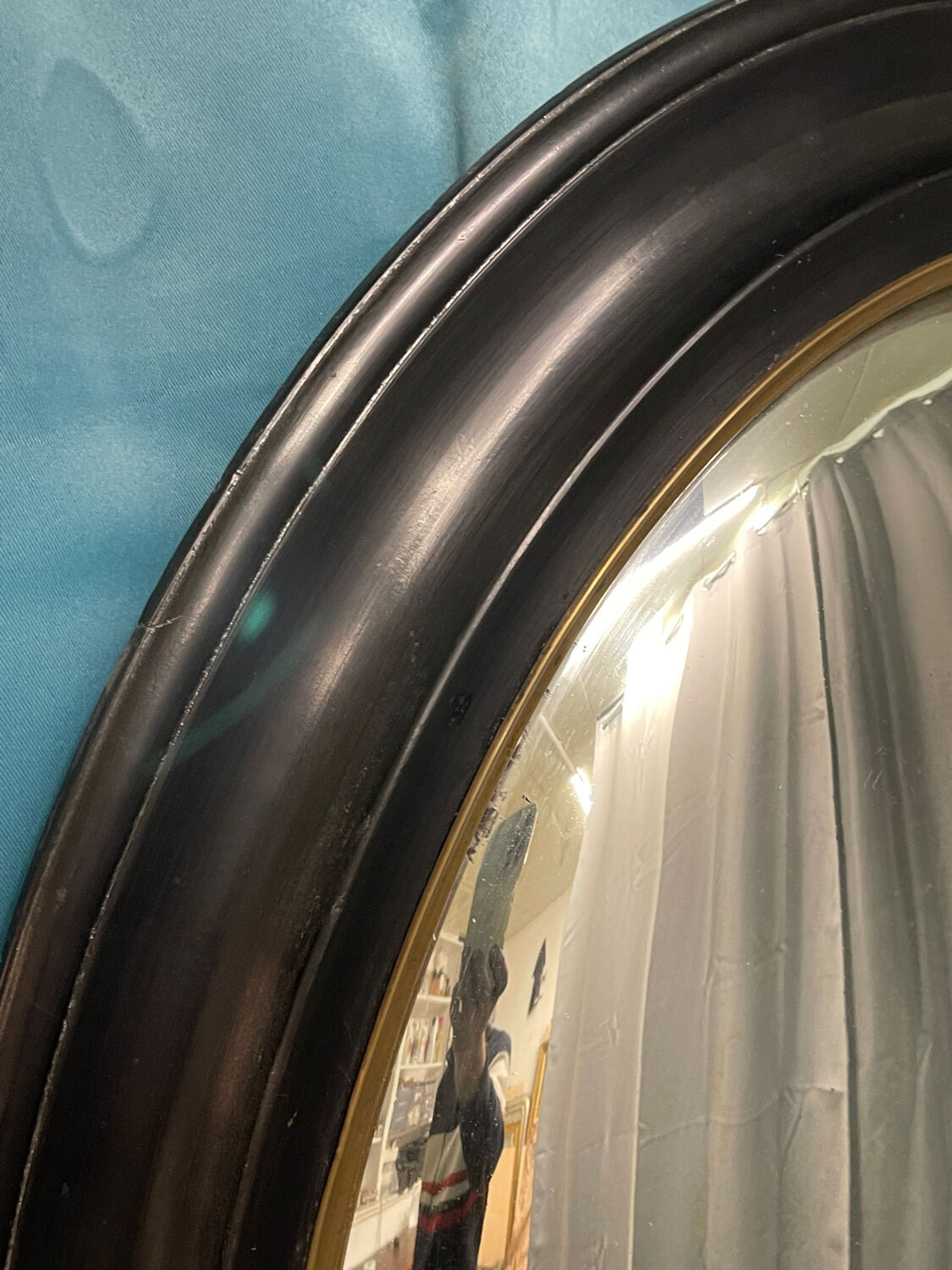 Mirror 90x75 witch of period Napoleon III 1870