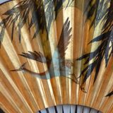 Paire d’éventails chinois dorés, 1960