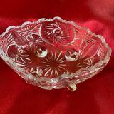 Set of 6 baroque cups on foot