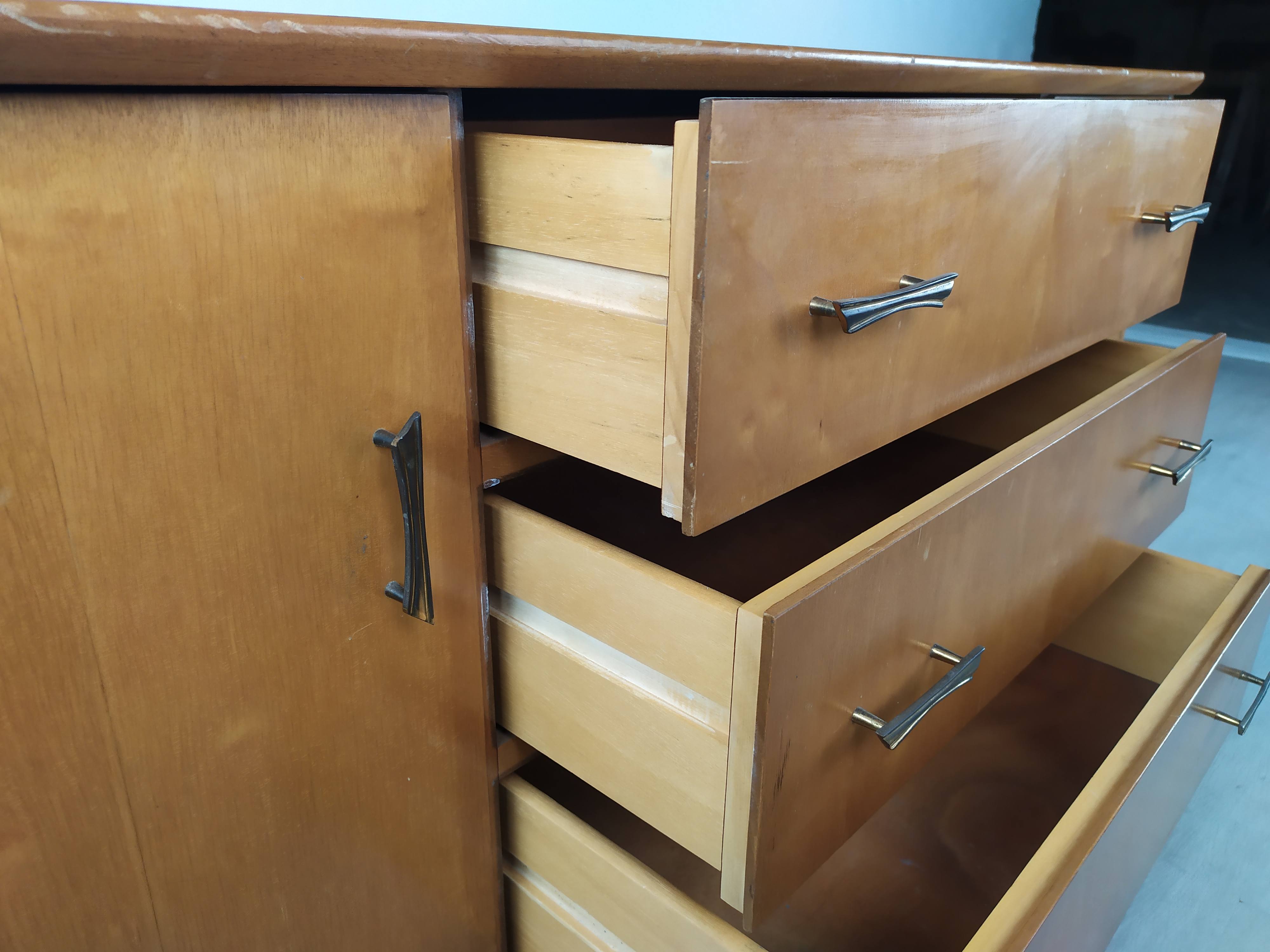 Vintage TV cabinet sideboard