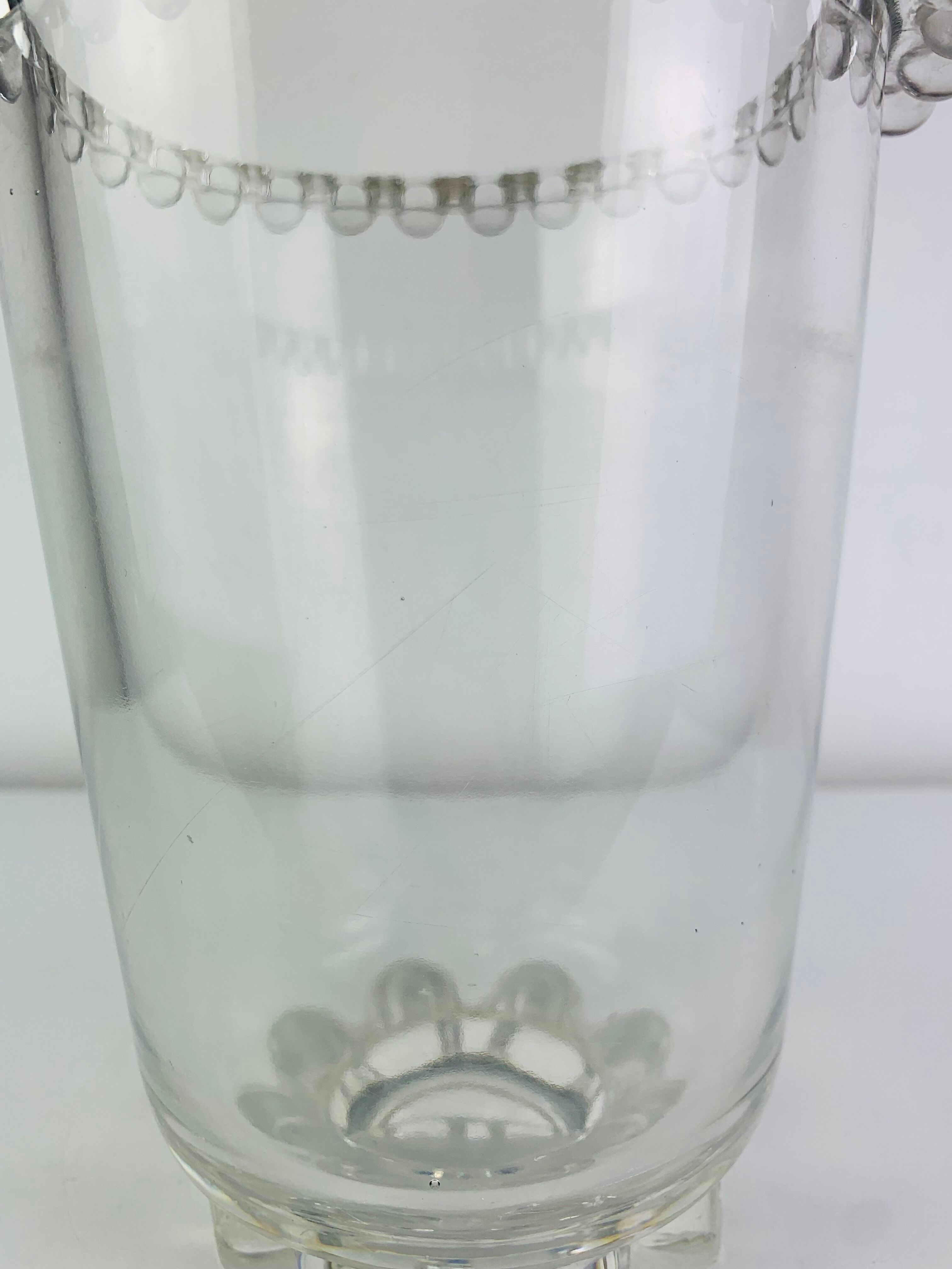 Vase art déco en verre par Rudolf Schrotter