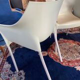 Set of 3 armchairs by Philippe Starck, Dr No model, for Kartell