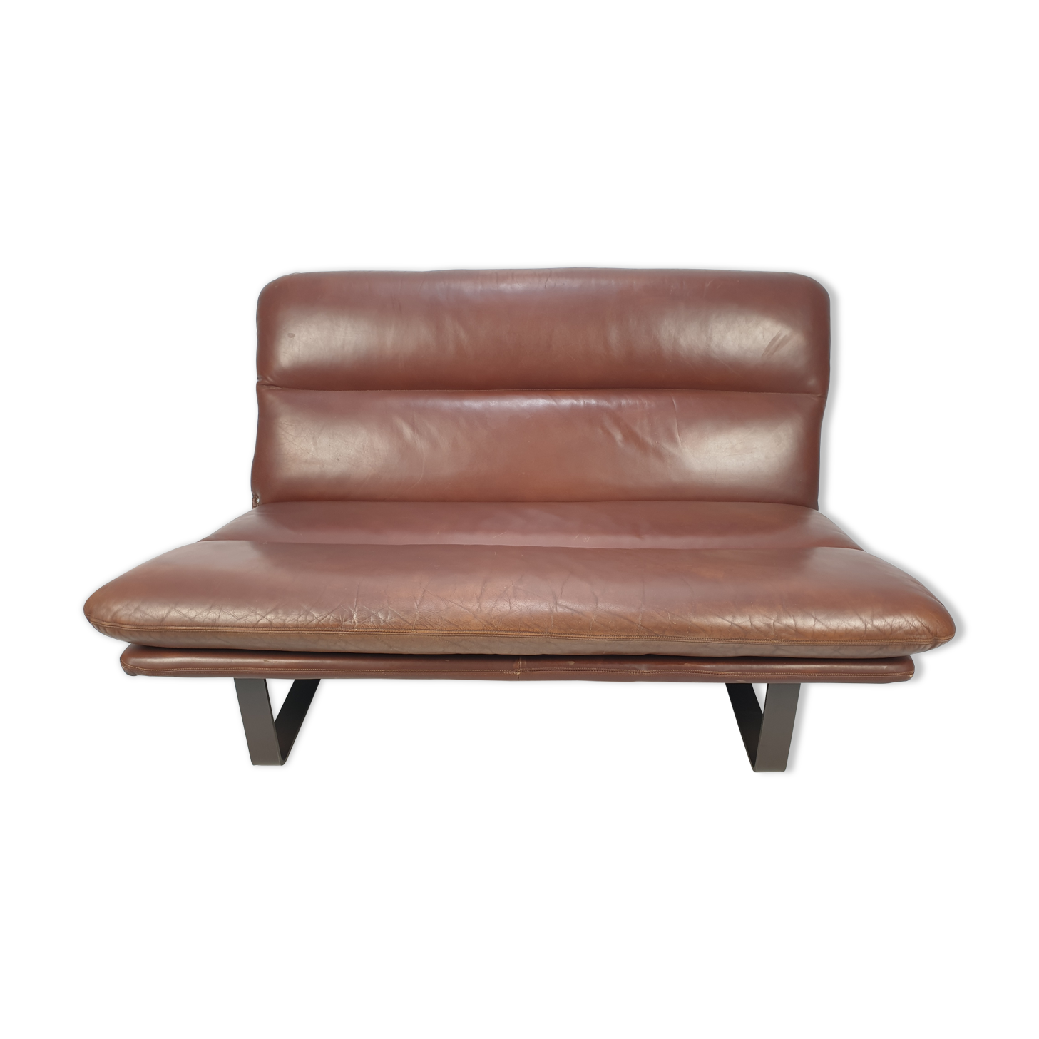 Vintage leather sofa by Kho Liang ie for Artifort, 1960s